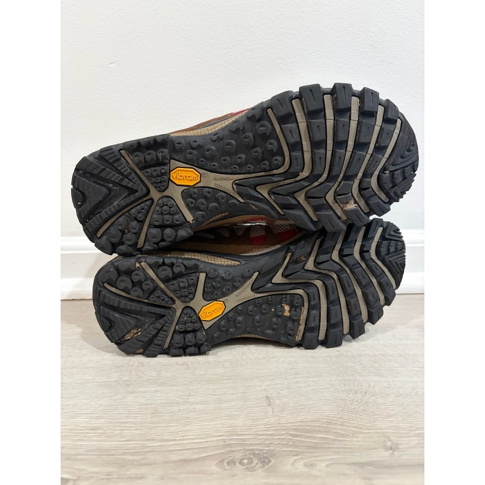 Merrell Siren Ventilator Mid Gore-Tex Hiking Boots Brown Red Womens 10 Outdoor - Picture 6 of 8